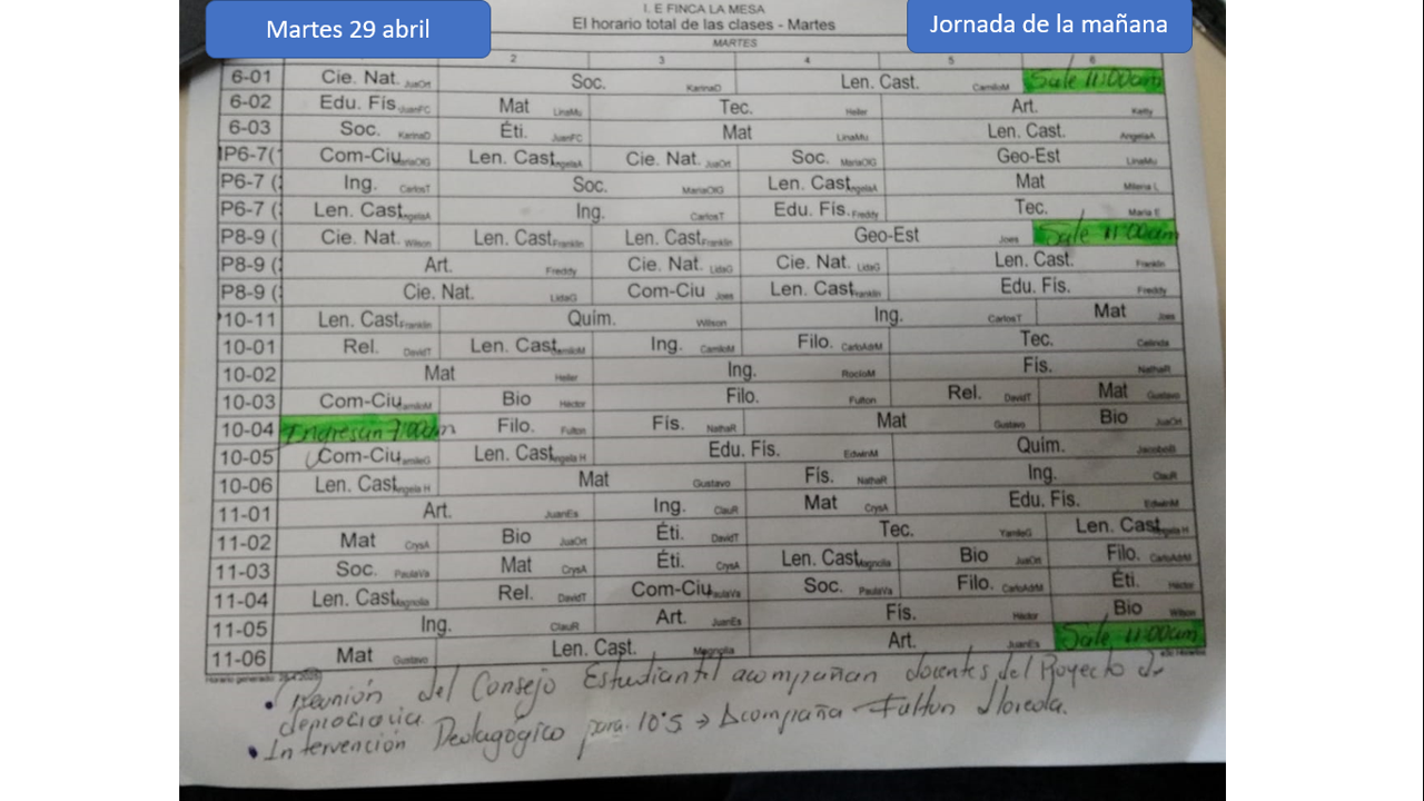 jornada mañana